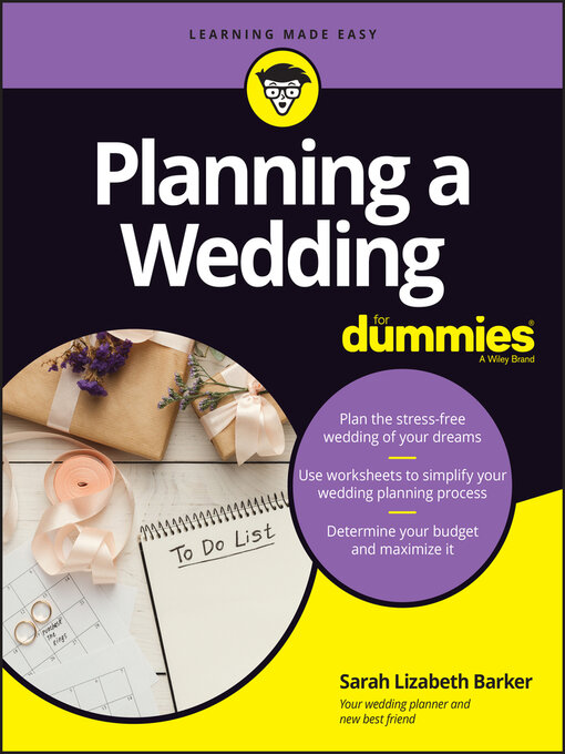 Title details for Planning a Wedding For Dummies by Sarah Lizabeth Barker - Wait list